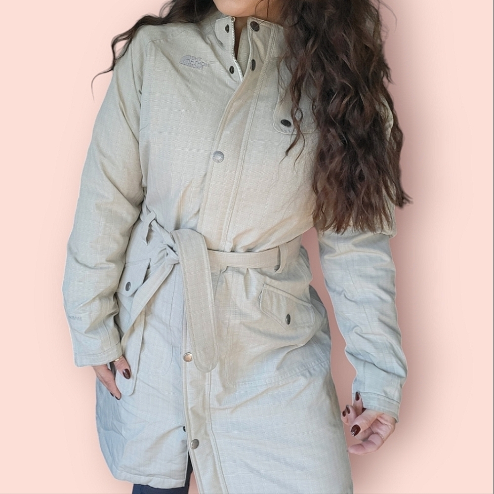 the North face beige cream jacket